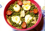 Receita de Ervilhas Com Ovos